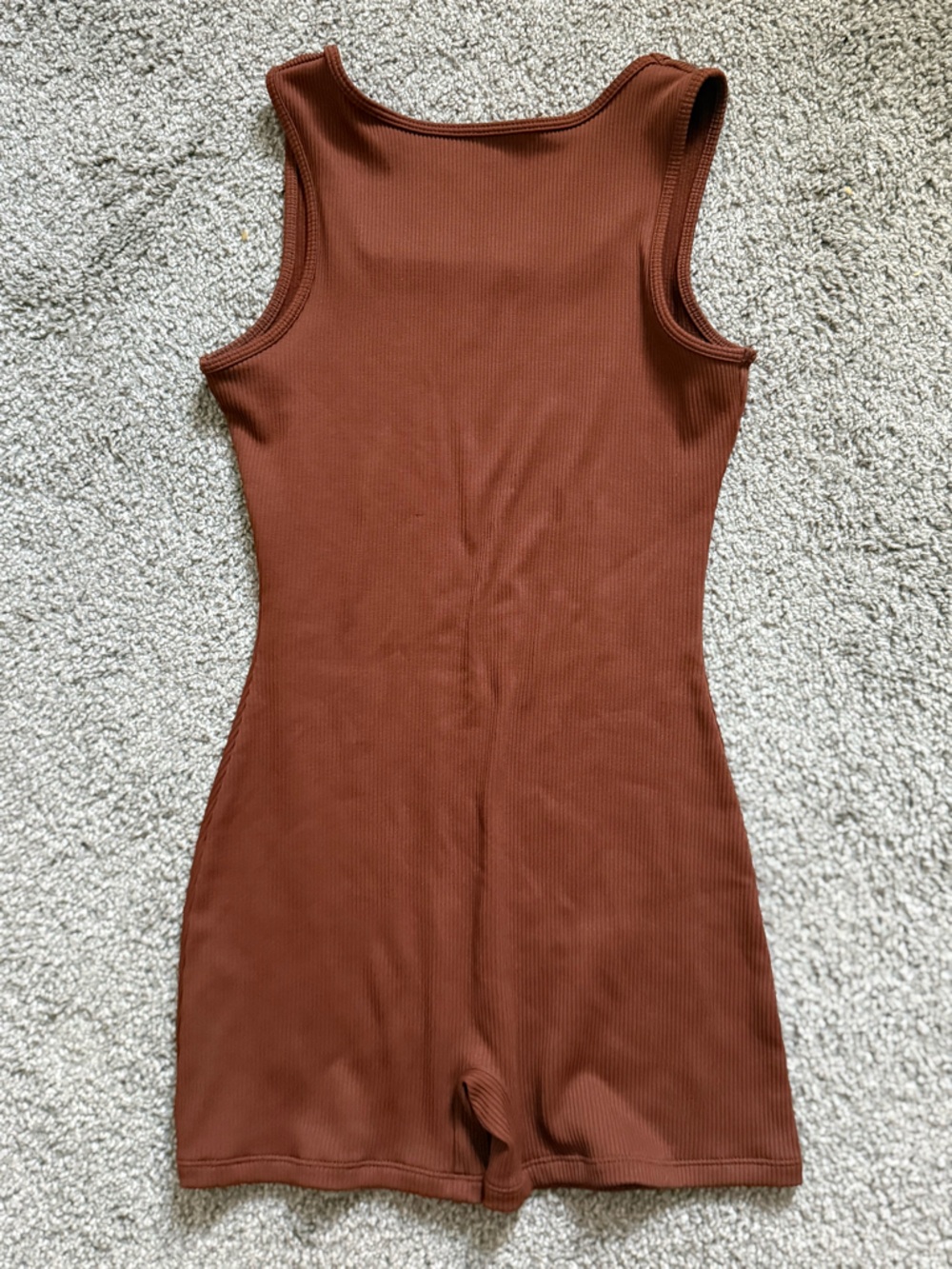 wild fable Ribbed Knit Jumpsuit in Rust - Picture 2 of 3